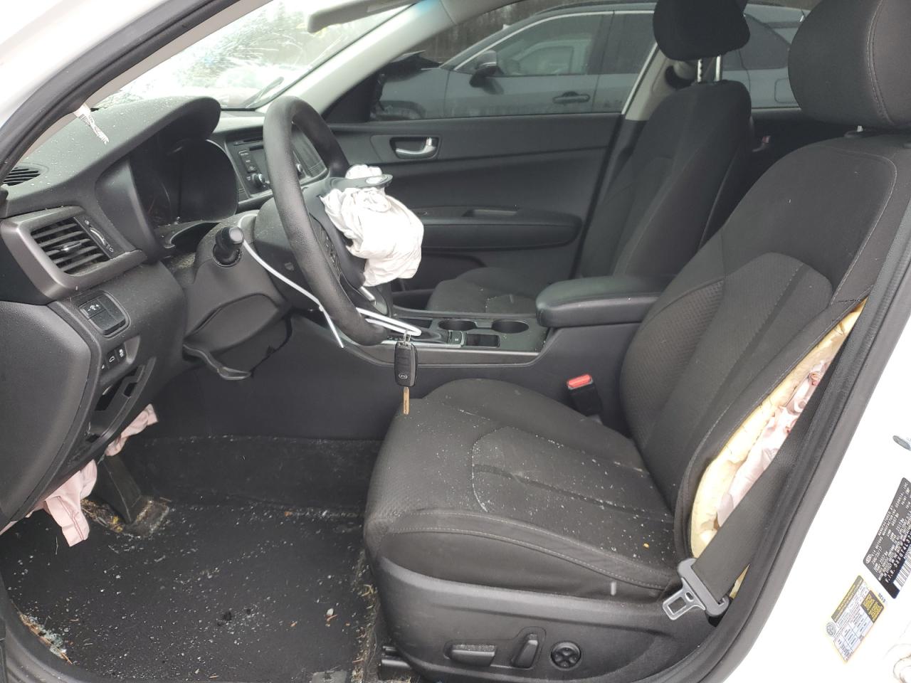 2017 KIA Optima VIN 5XXGT4L37HG151463 Copart auction photo, front end / all over damage thumbnail 7