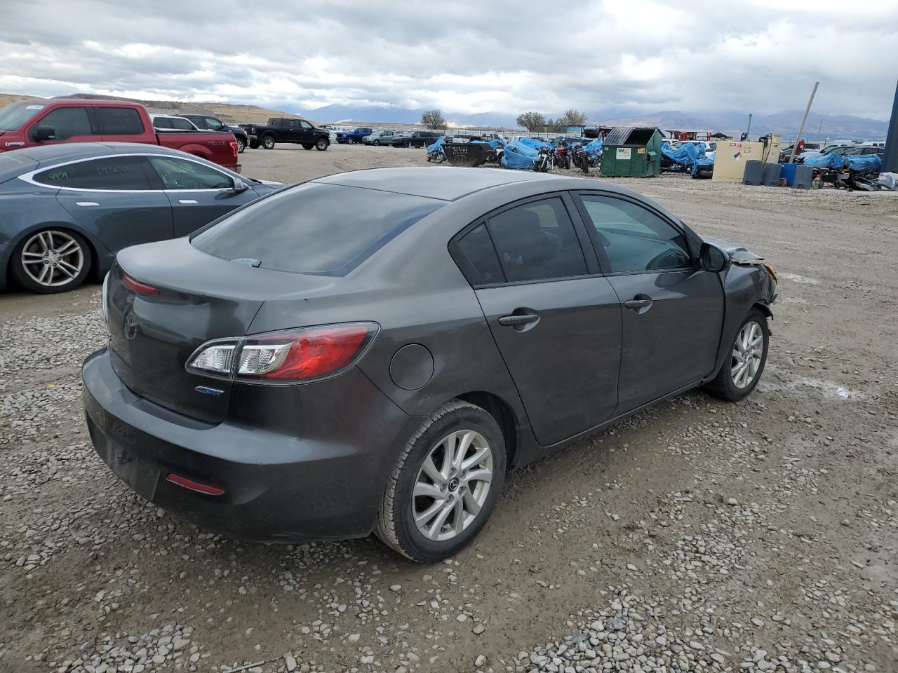 2013 Mazda 3 VIN JM1BL1V75D1796742 Copart auction photo, undercarriage damage thumbnail 3