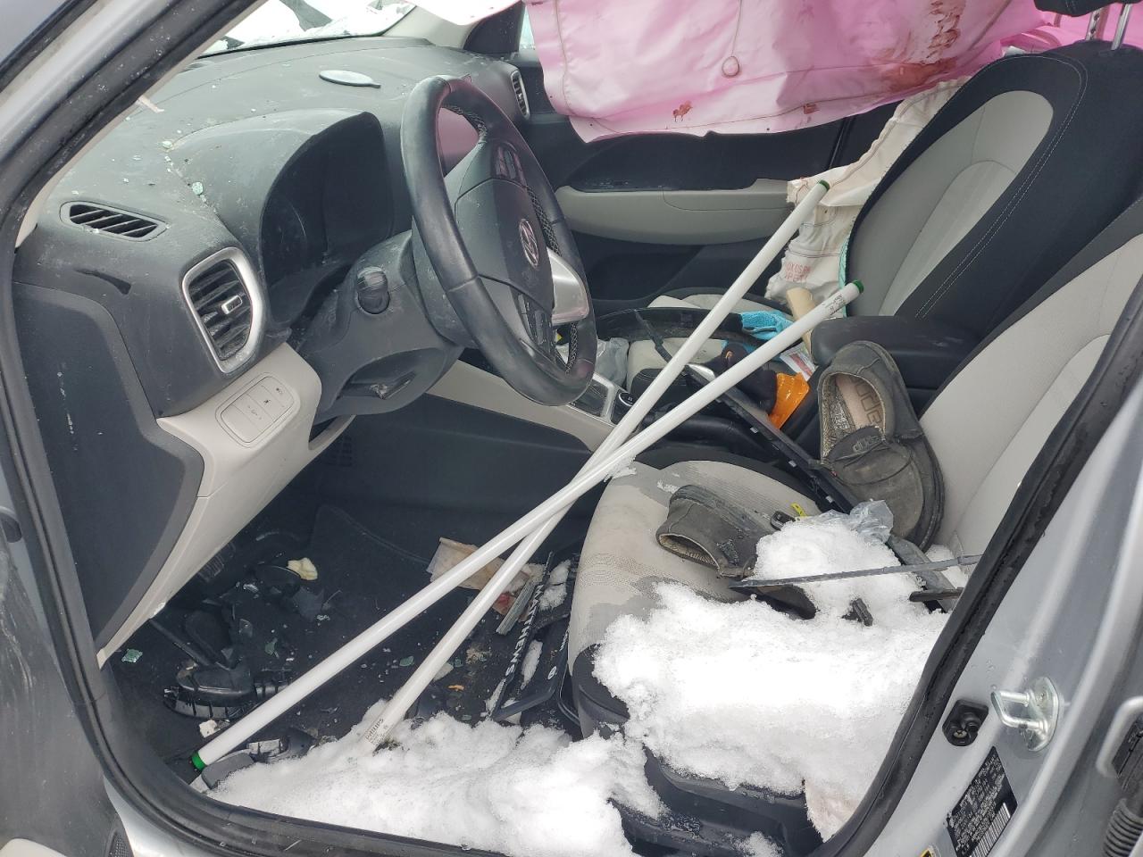 2022 Hyundai Venue VIN KMHRC8A30NU165919 Copart auction photo, all over damage thumbnail 7