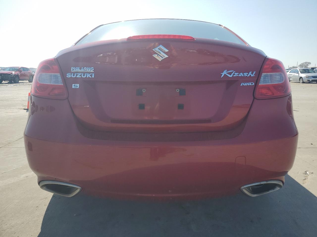 2012 Suzuki Kizashi VIN JS2RF9A19C6100364 Copart auction photo, side damage thumbnail 6