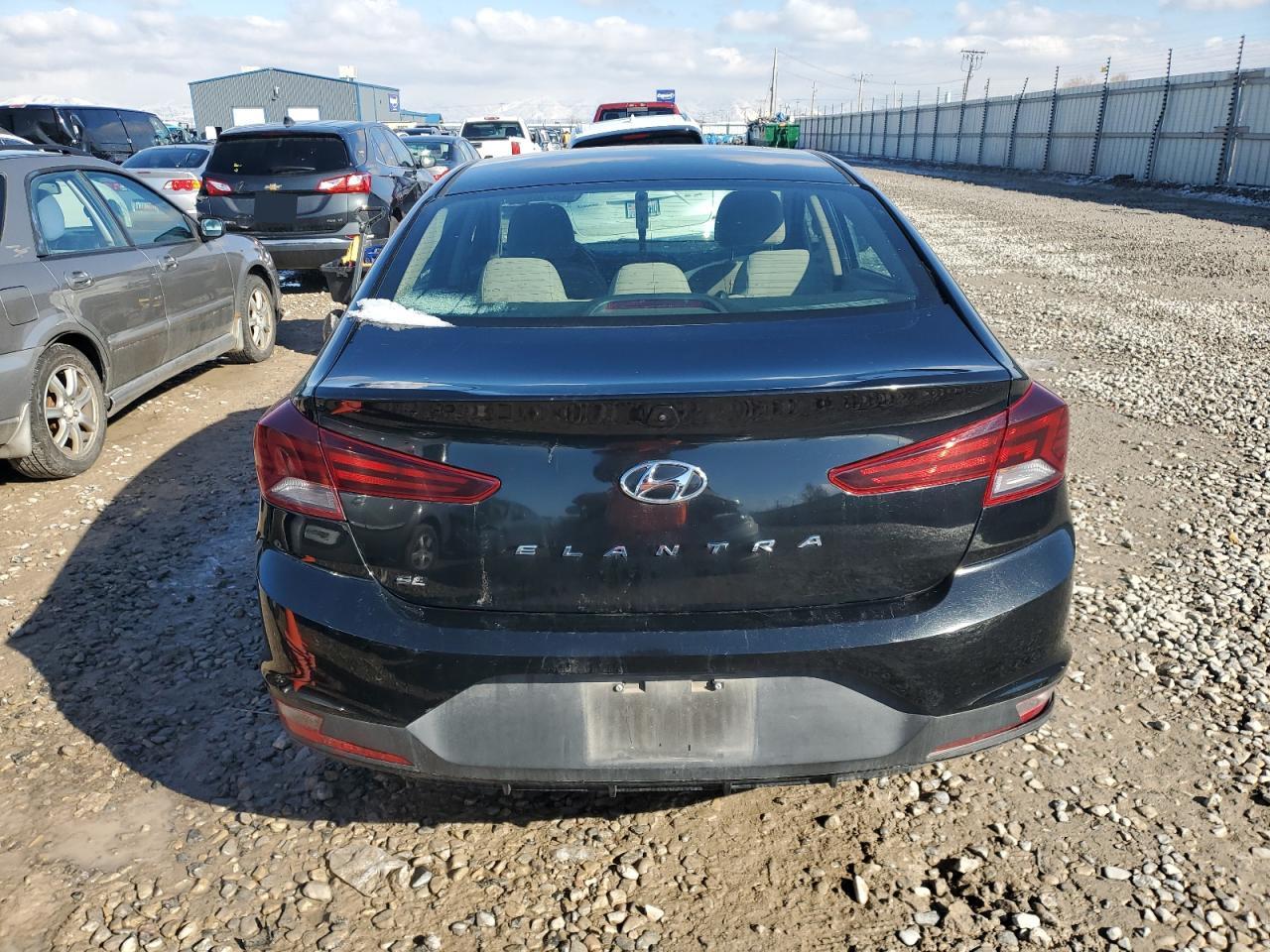 2019 Hyundai Elantra VIN 5NPD74LF4KH493868 Copart auction photo, side / vandalism damage thumbnail 6