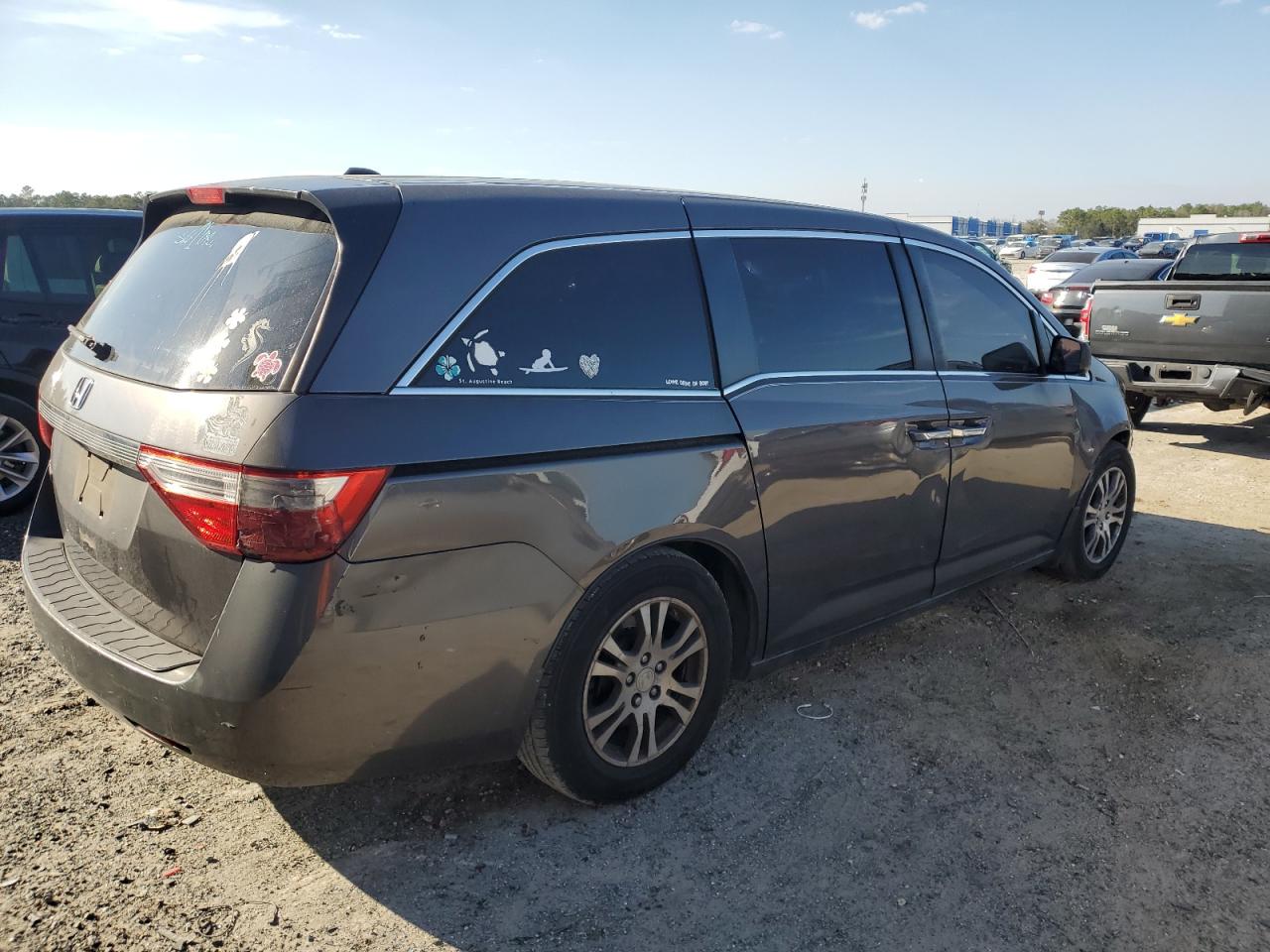 2012 Honda Odyssey VIN 5FNRL5H63CB042026 Copart auction photo, front end damage thumbnail 3