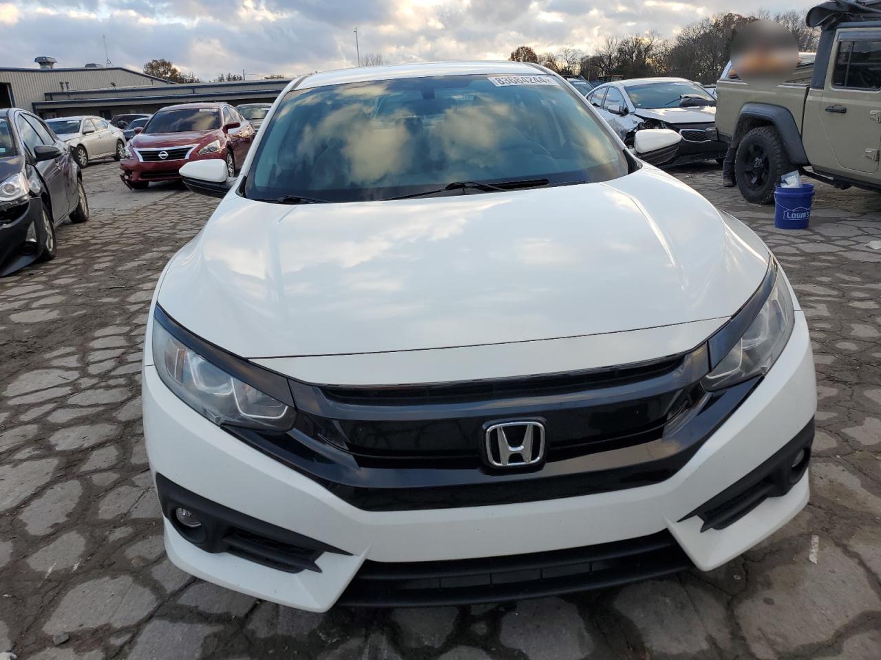 2017 Honda Civic VIN 19XFC2F54HE014860 Copart auction photo, rear end damage thumbnail 5
