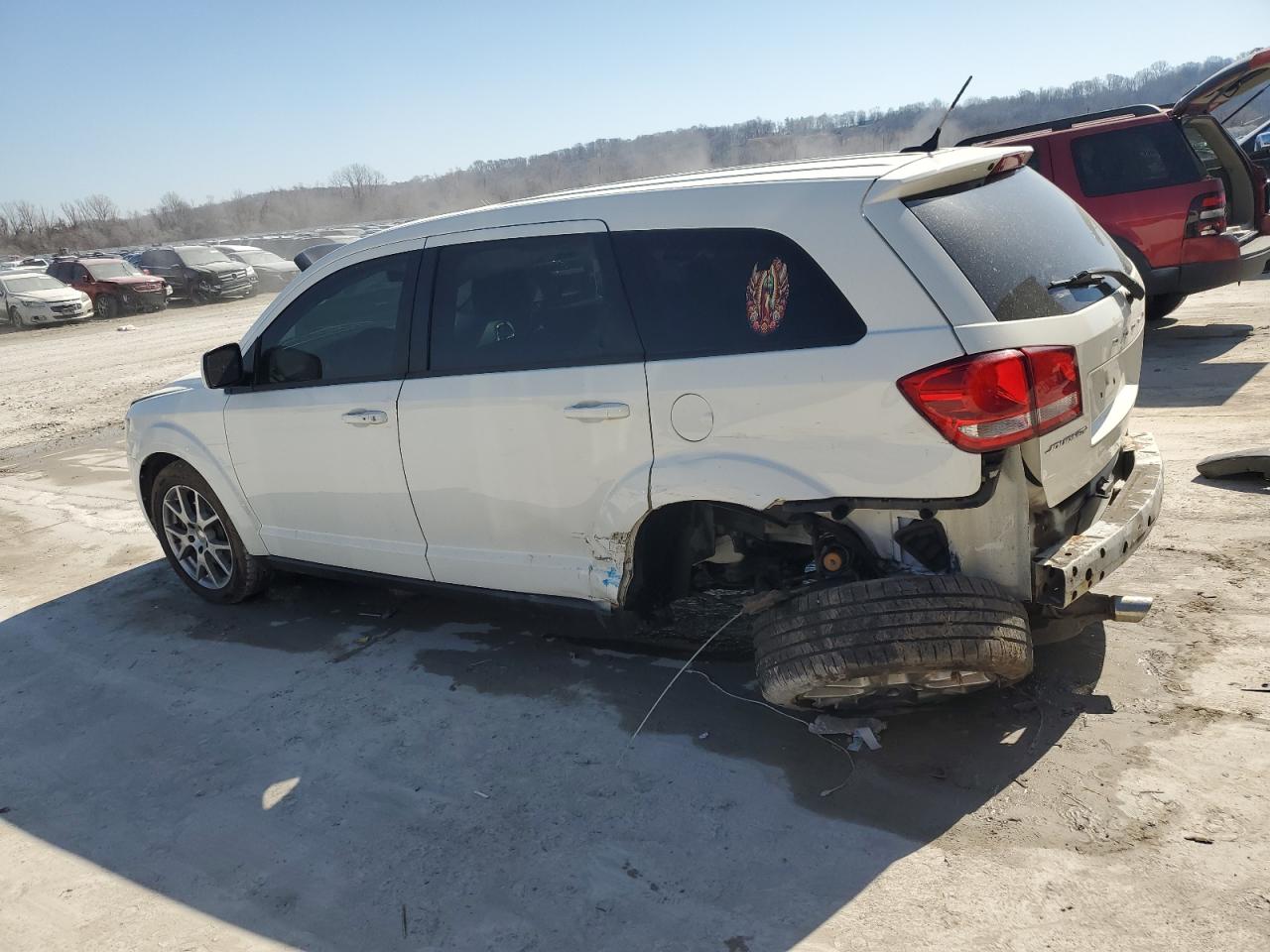 2014 Dodge Journey VIN 3C4PDCEG2ET264440 Copart auction photo, rear end / side damage thumbnail 2