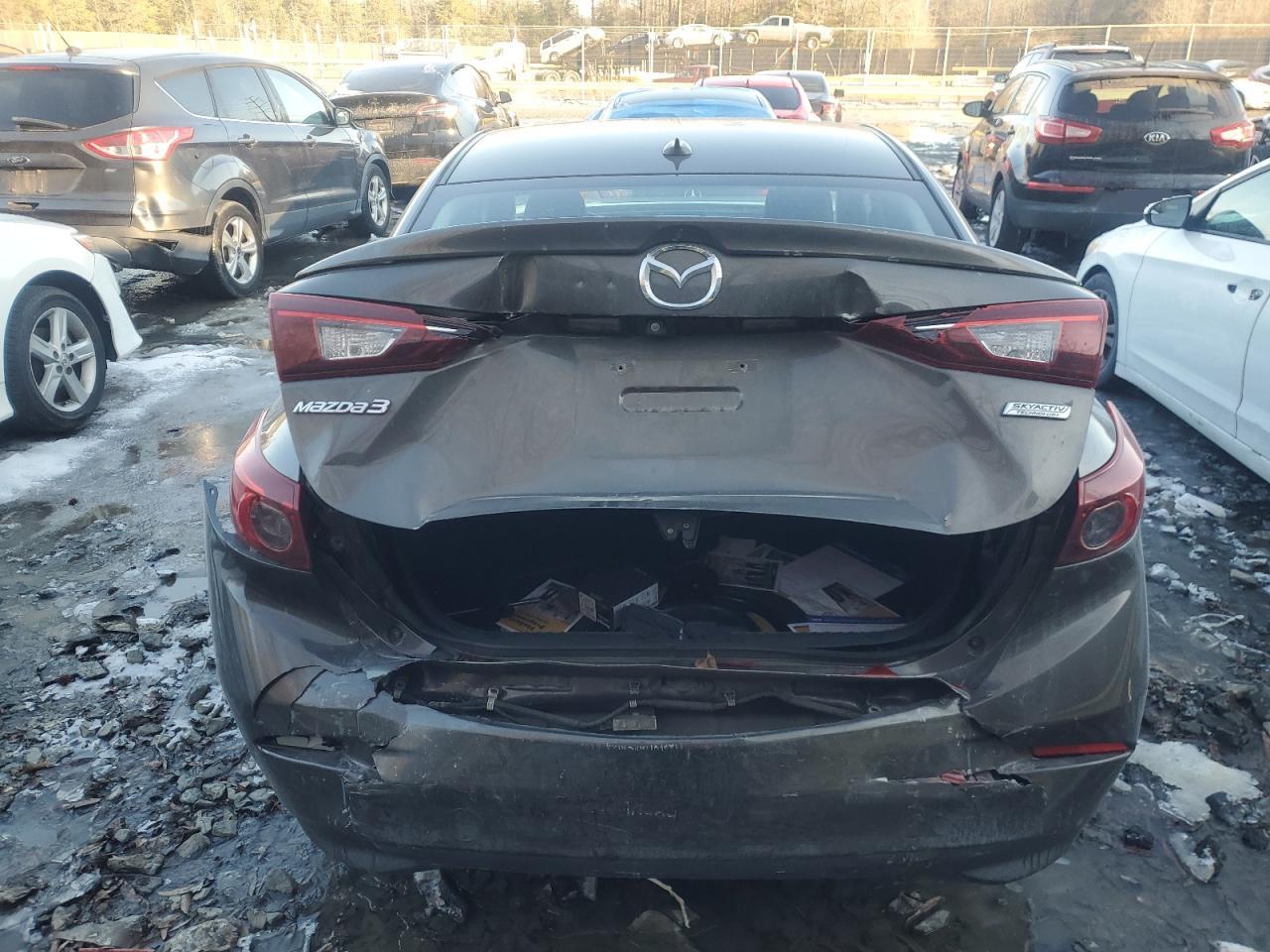 2014 Mazda 3 VIN JM1BM1W72E1168330 Copart auction photo, front end / rear end damage thumbnail 6