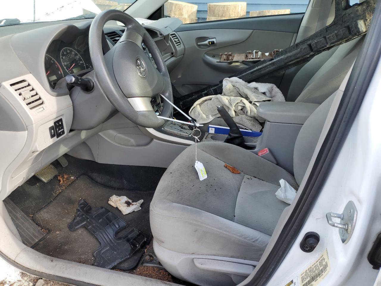 2010 Toyota Corolla VIN 1NXBU4EE6AZ173746 Copart auction photo, front end / side damage thumbnail 7