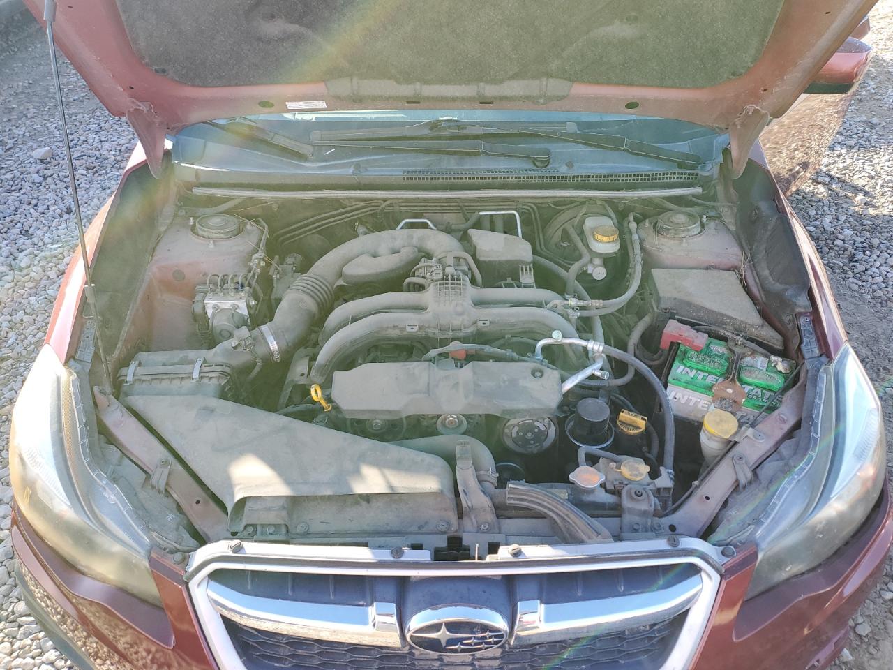 2012 Subaru Impreza VIN JF1GPAC68CH210583 Copart auction photo, side damage thumbnail 11