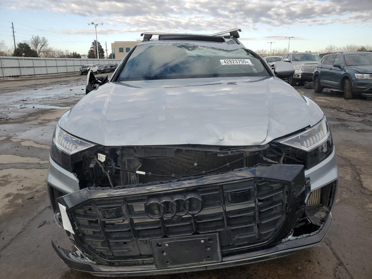 2023 Audi Q8 VIN WA1FVBF10PD015649 Copart auction photo, rollover damage thumbnail 5