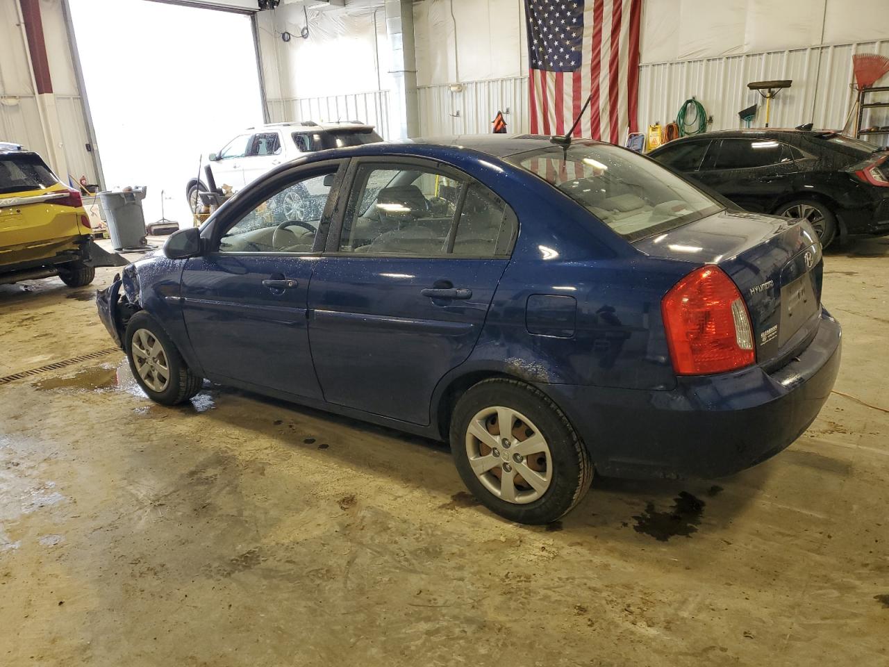 2008 Hyundai Accent VIN KMHCN46C78U279499 Copart auction photo, front end damage thumbnail 2