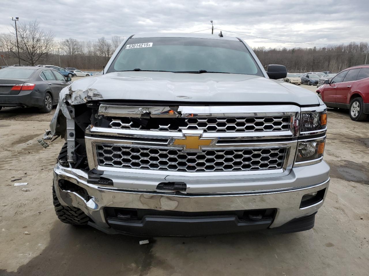 2014 Chevrolet Silverado VIN 1GCVKREC5EZ222771 Copart auction photo, all over damage thumbnail 5