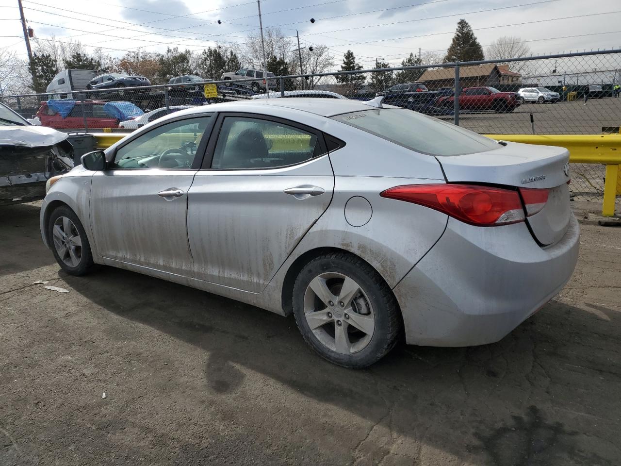 2011 Hyundai Elantra VIN 5NPDH4AE9BH043401 Copart auction photo, rear end / side damage thumbnail 2