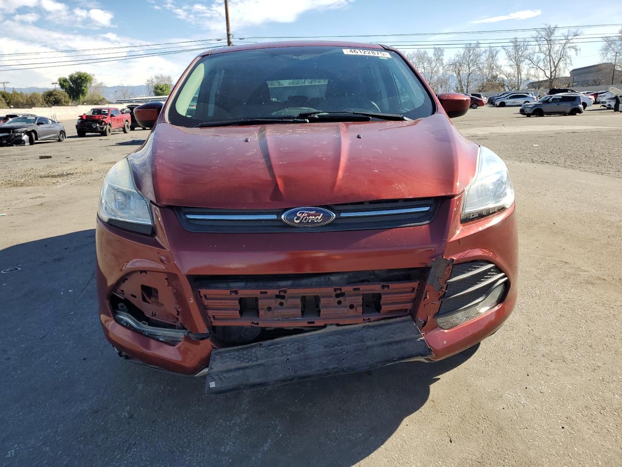 2015 Ford Escape VIN 1FMCU0G9XFUB32475 Copart auction photo, front end damage thumbnail 5