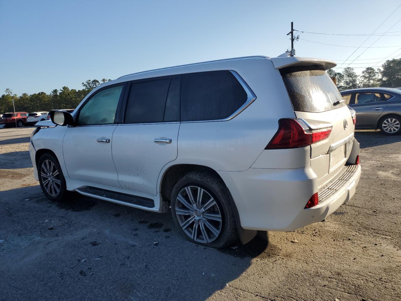 2017 Lexus LX VIN JTJHY7AX0H4225164 Copart auction photo, front end damage thumbnail 2