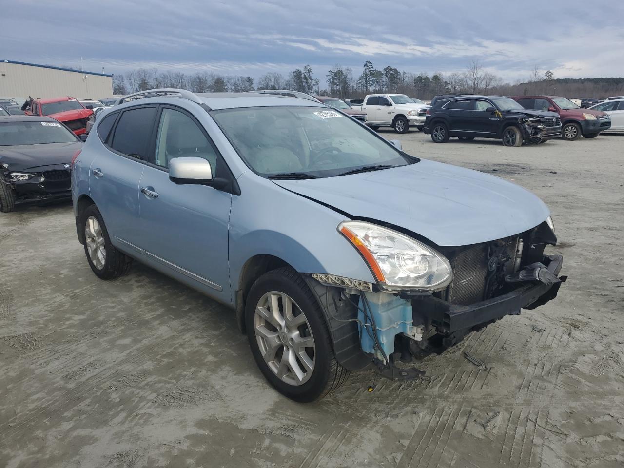 2012 Nissan Rogue VIN JN8AS5MV5CW413846 Copart auction photo, front end damage thumbnail 4