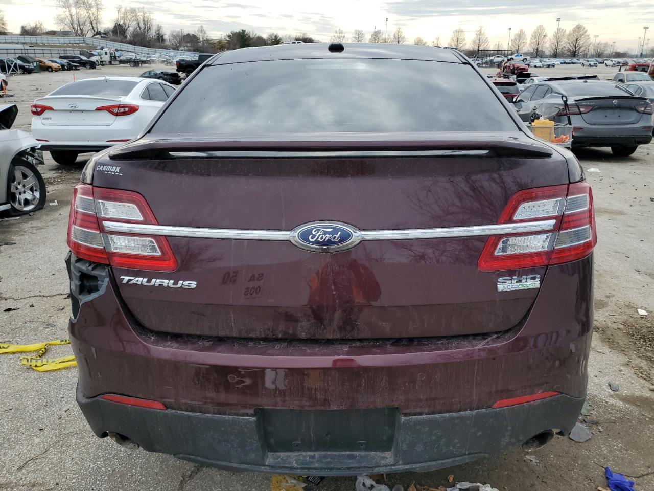 2018 Ford Taurus VIN 1FAHP2KT8JG141608 Copart auction photo, front end / all over damage thumbnail 6