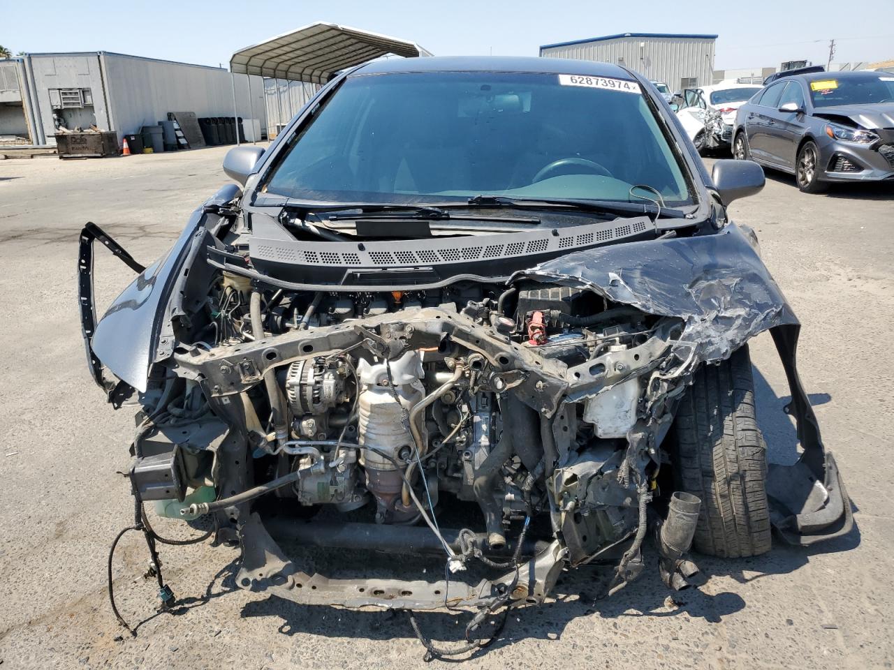 2011 Honda Civic VIN 2HGFA1F51BH522264 Copart auction photo, front end damage thumbnail 5