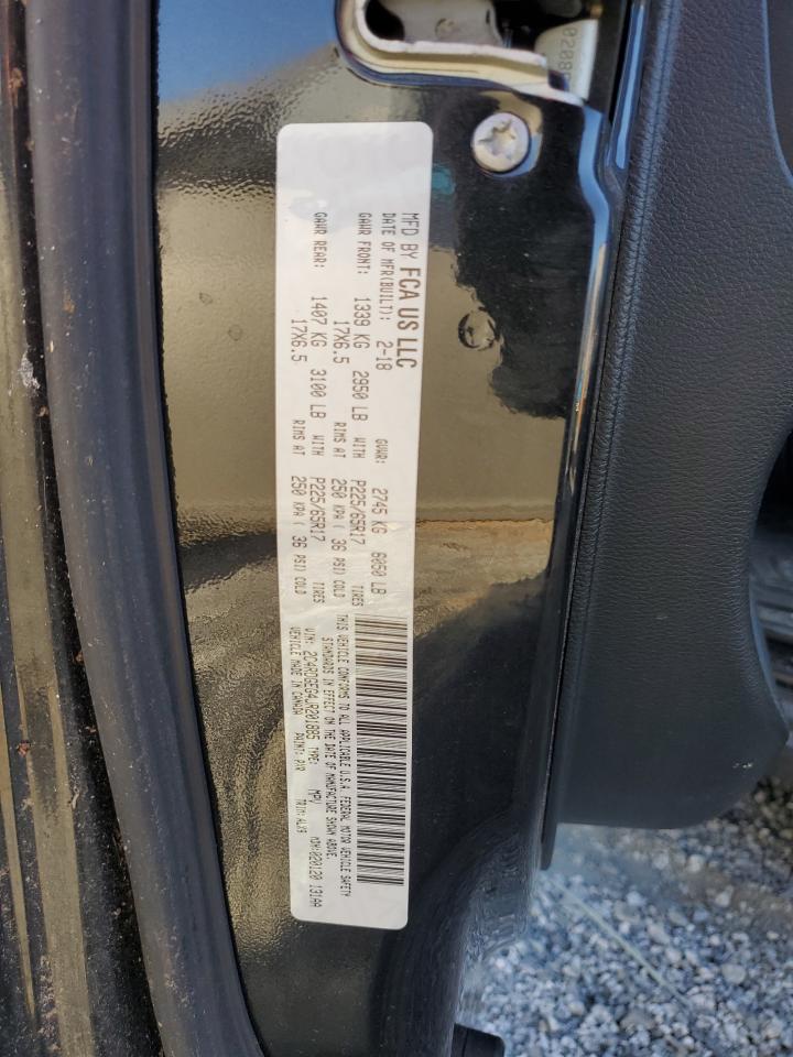 2018 Dodge Caravan VIN 2C4RDGEG4JR201885 Copart auction photo, top/roof / front end damage thumbnail 12