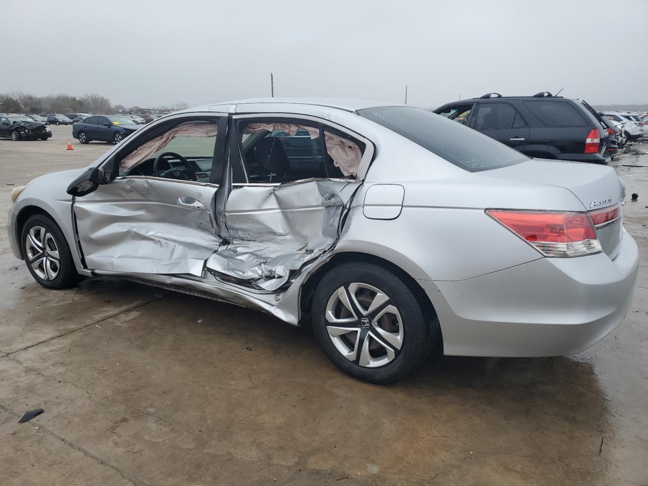 2011 Honda Accord VIN 1HGCP2F35BA057721 Copart auction photo, side damage thumbnail 2