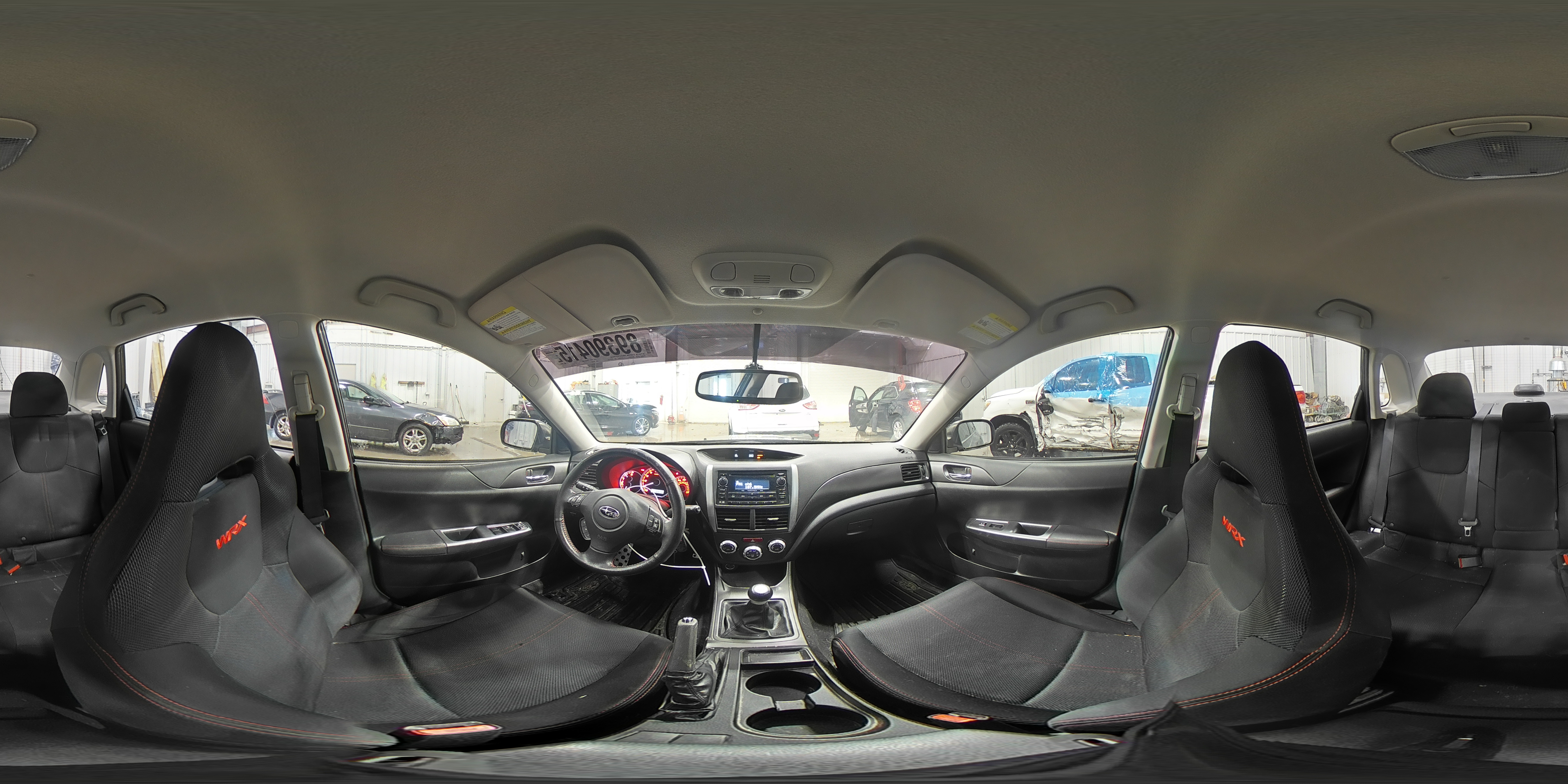 2013 Subaru WRX VIN JF1GV7E60DG003327 Copart auction photo, front end / side damage thumbnail 14