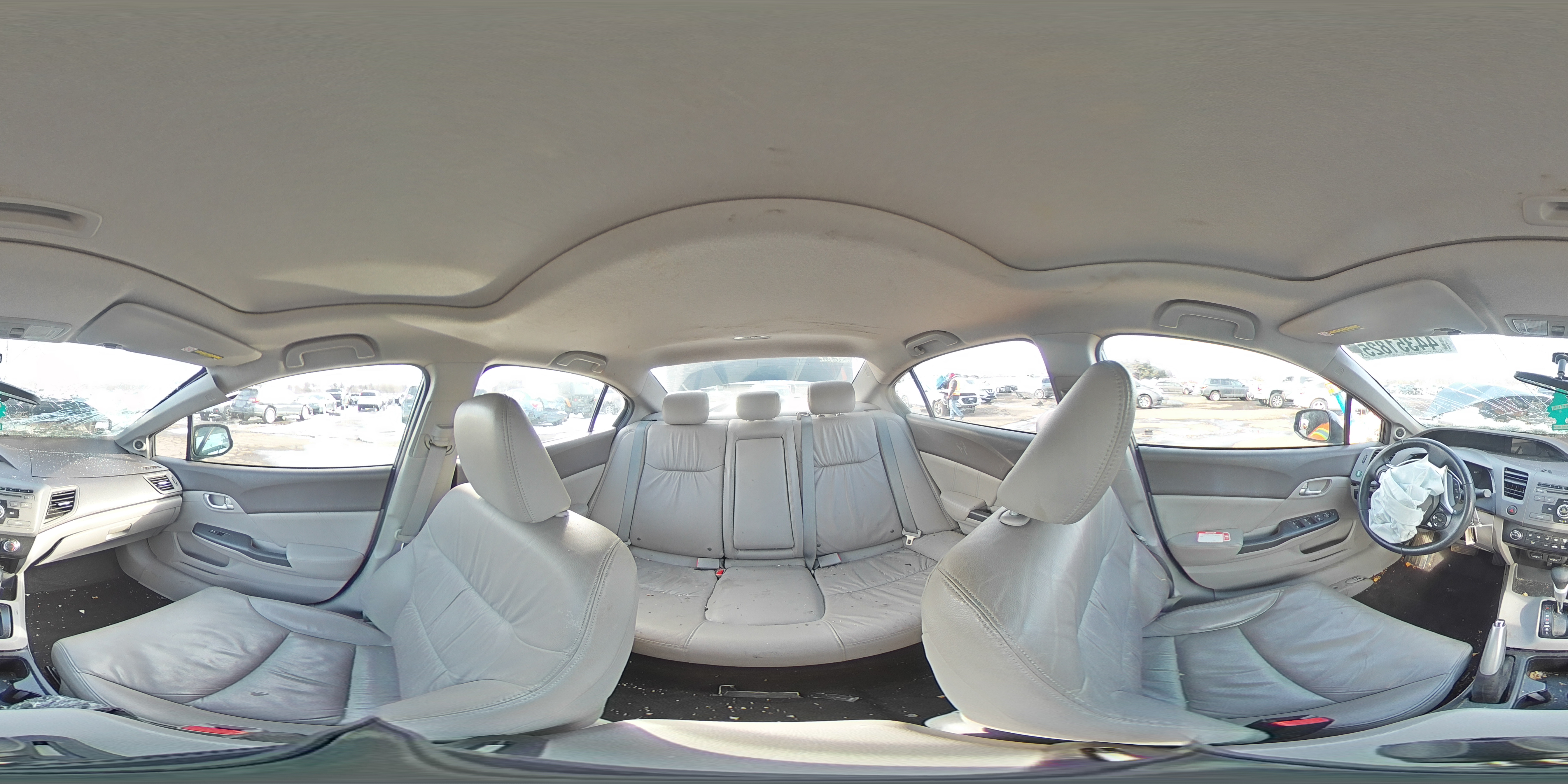 2012 Honda Civic VIN 19XFB2F9XCE318337 Copart auction photo, front end damage thumbnail 12