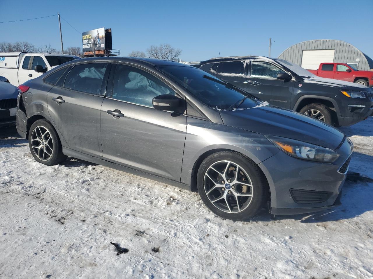 2017 Ford Focus VIN 1FADP3H21HL214287 Copart auction photo, all over damage thumbnail 4