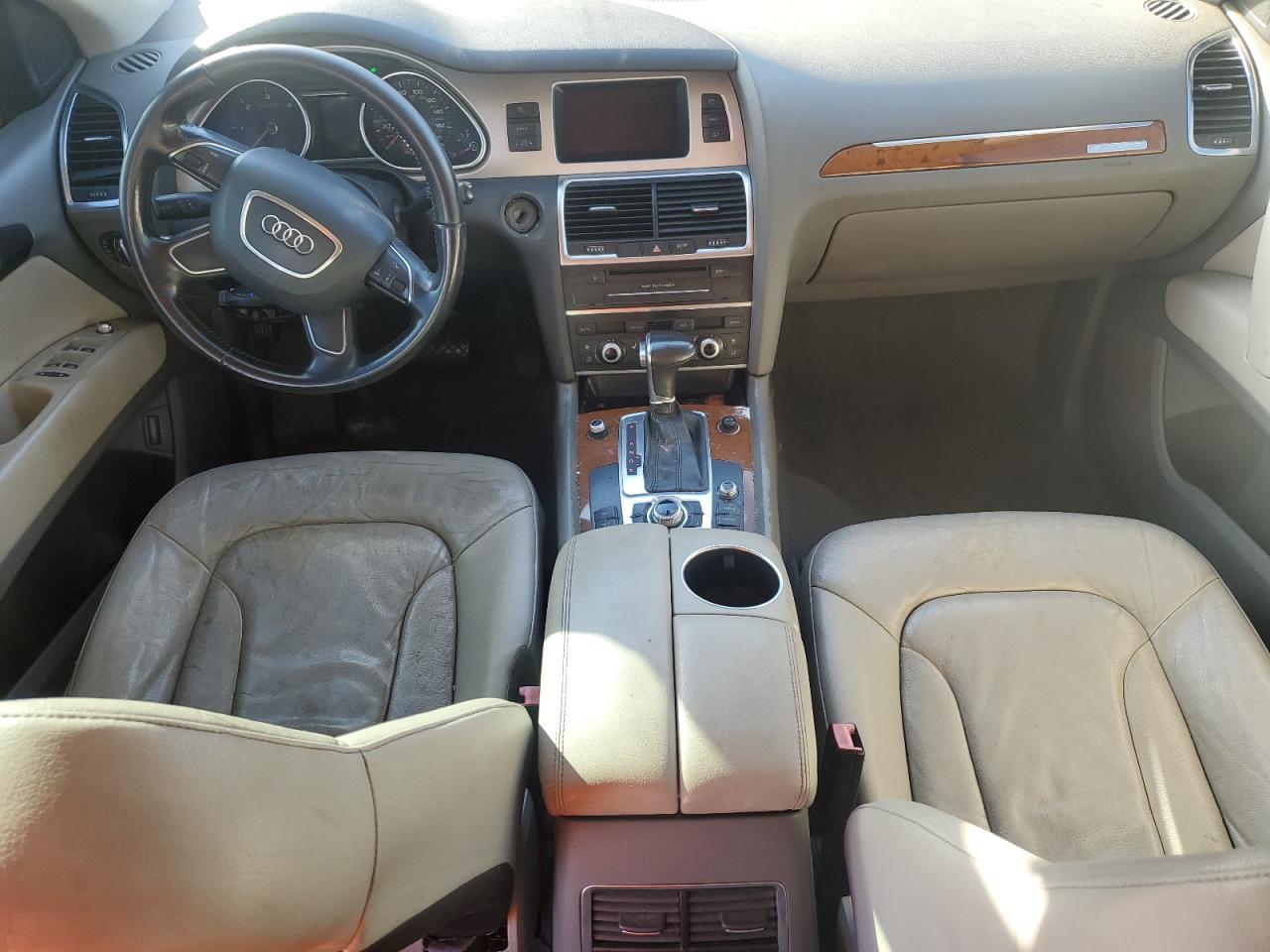2014 Audi Q7 VIN WA1CMAFE9ED011907 Copart auction photo, front end / rear end damage thumbnail 8