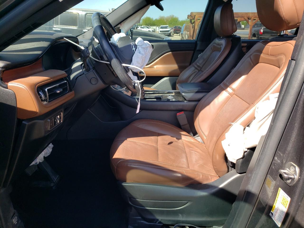 2020 Lincoln Aviator VIN 5LM5J7WC3LGL28451 Copart auction photo, front end damage thumbnail 7