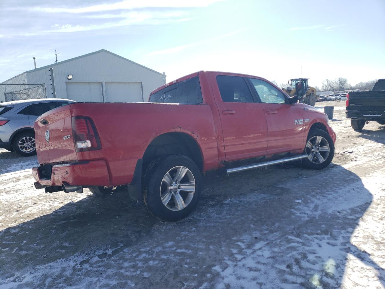 2013 RAM 1500 VIN 1C6RR7MT9DS552804 Copart auction photo, front end / side damage thumbnail 3