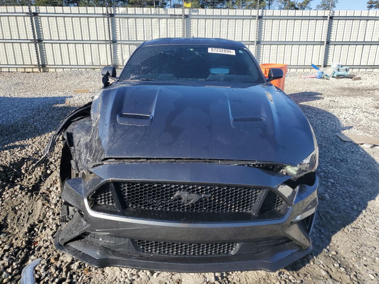 2020 Ford Mustang VIN 1FA6P8CF2L5187632 Copart auction photo, front end / side damage thumbnail 5