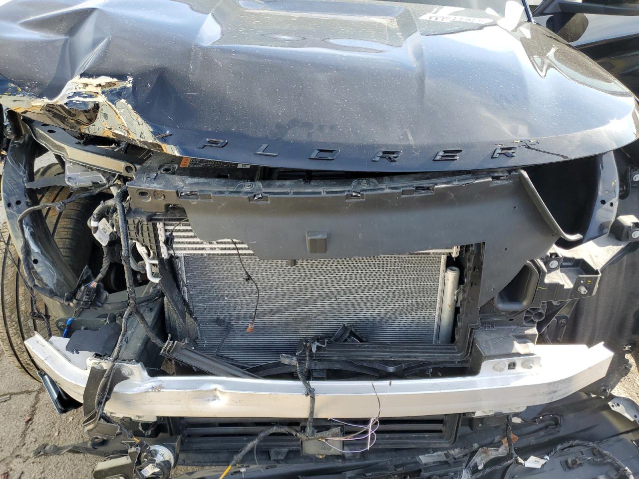 2023 Ford Explorer VIN 1FM5K8GC0PGC06785 Copart auction photo, front end / side damage thumbnail 14