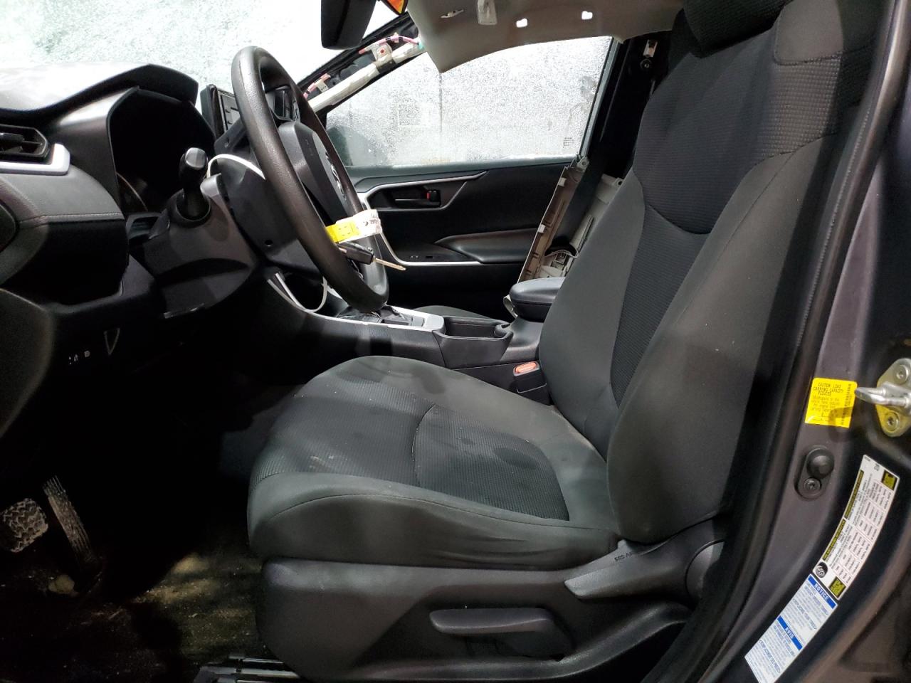 2021 Toyota RAV 4 VIN 2T3F1RFV9MW143481 Copart auction photo, vandalism / stripped damage thumbnail 7