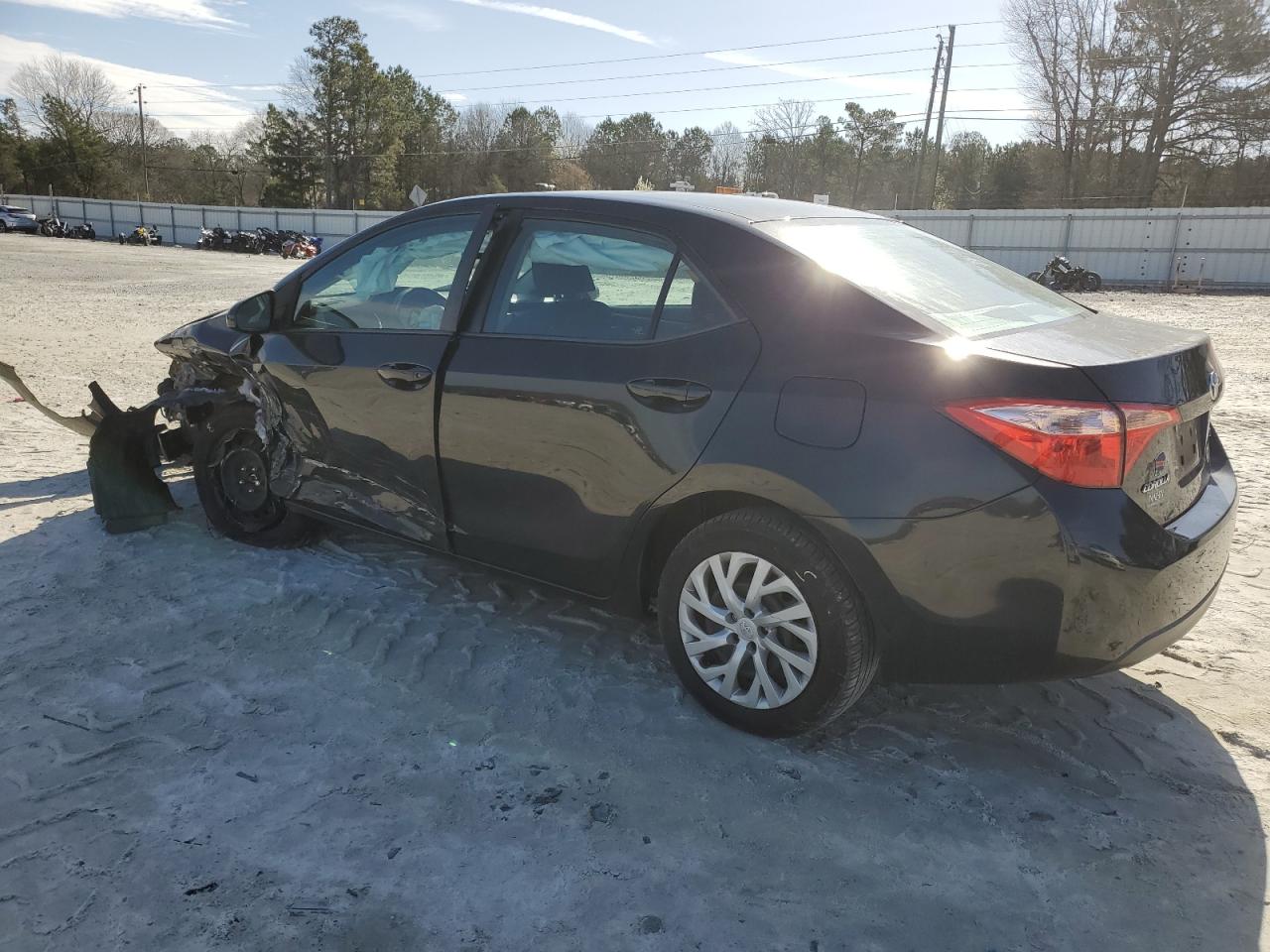 2017 Toyota Corolla VIN 2T1BURHE9HC775397 Copart auction photo, front end / side damage thumbnail 2