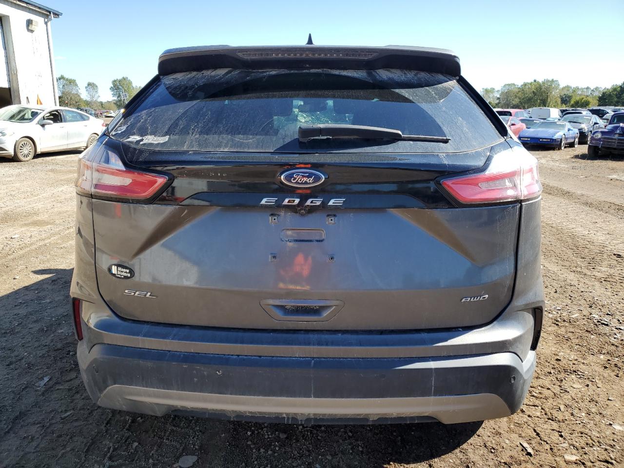 2021 Ford Edge VIN 2FMPK4J92MBA31036 Copart auction photo, front end / side damage thumbnail 6