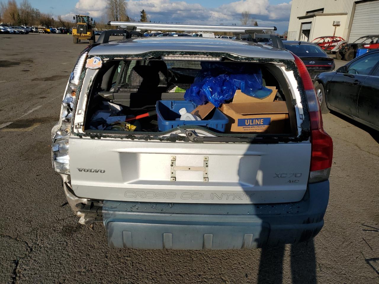 2003 Volvo XC70 VIN YV1SZ59HX31109238 Copart auction photo, rear end / mechanical damage thumbnail 6