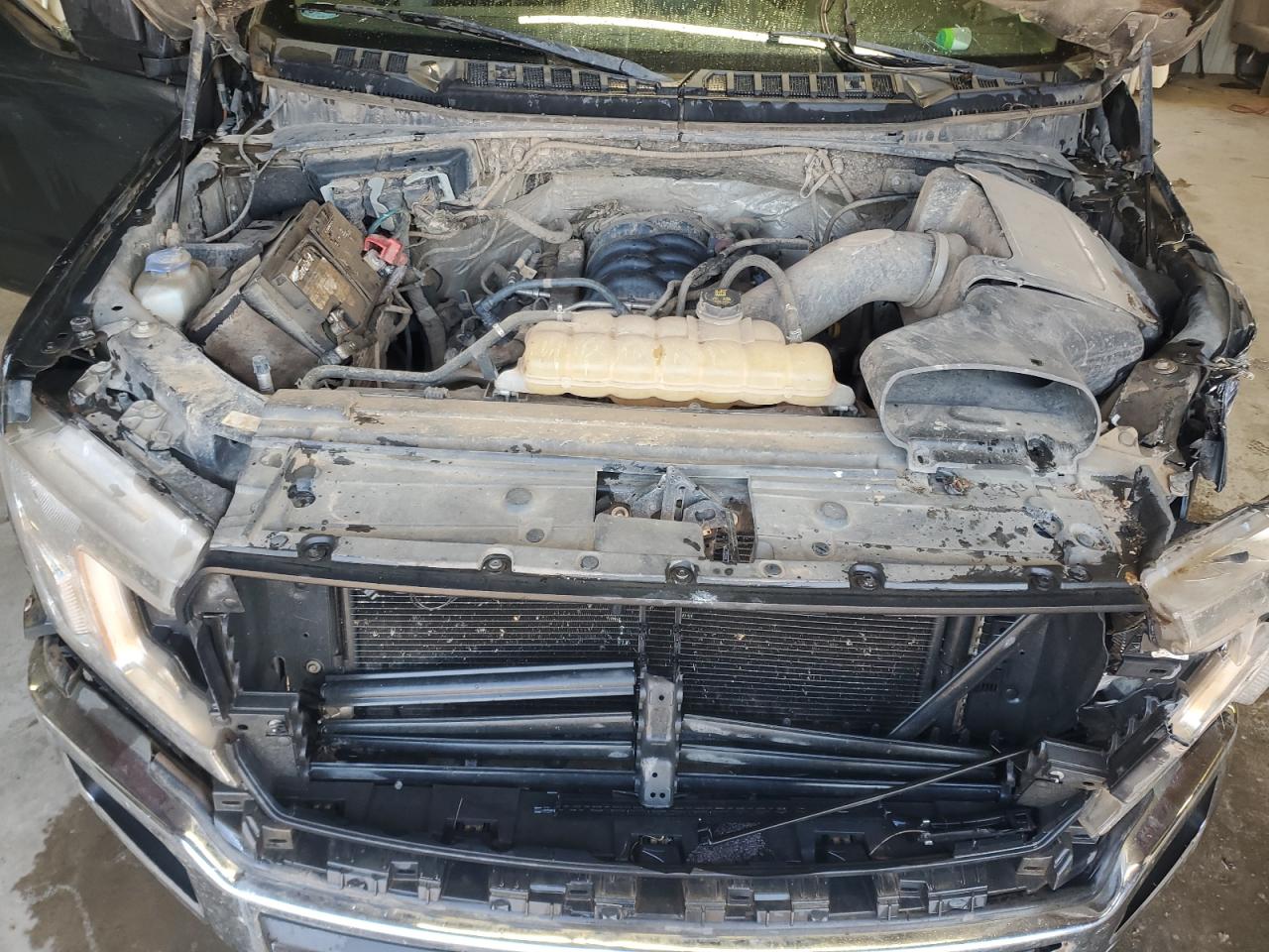2018 Ford F-150 VIN 1FTEW1E56JKE80291 Copart auction photo, all over damage thumbnail 11