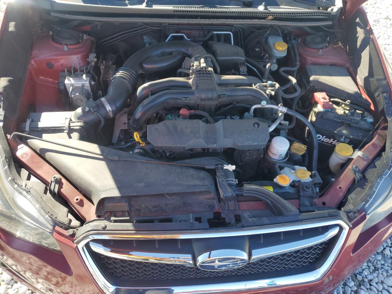 2015 Subaru Impreza VIN JF1GPAU64F8309890 Copart auction photo, rear end / side damage thumbnail 13