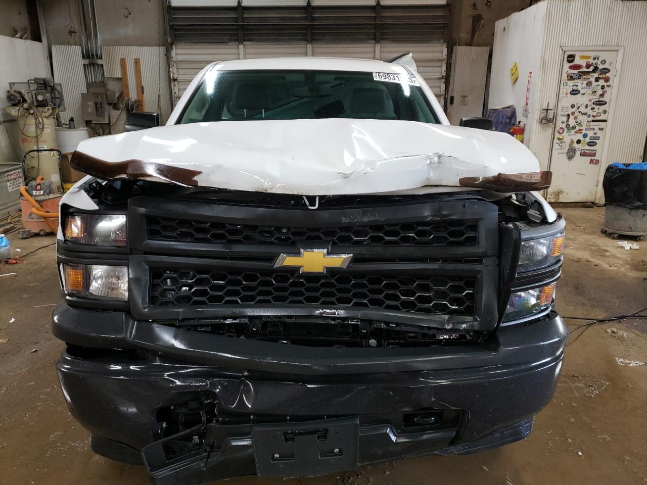 2014 Chevrolet Silverado VIN 1GCNKPEC5EZ244094 Copart auction photo, rear end / front end damage thumbnail 5