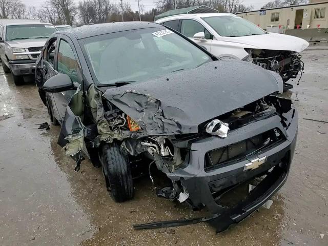 2016 Chevrolet Sonic VIN 1G1JA5SH1G4166959 Copart auction photo, front end / side damage thumbnail 11