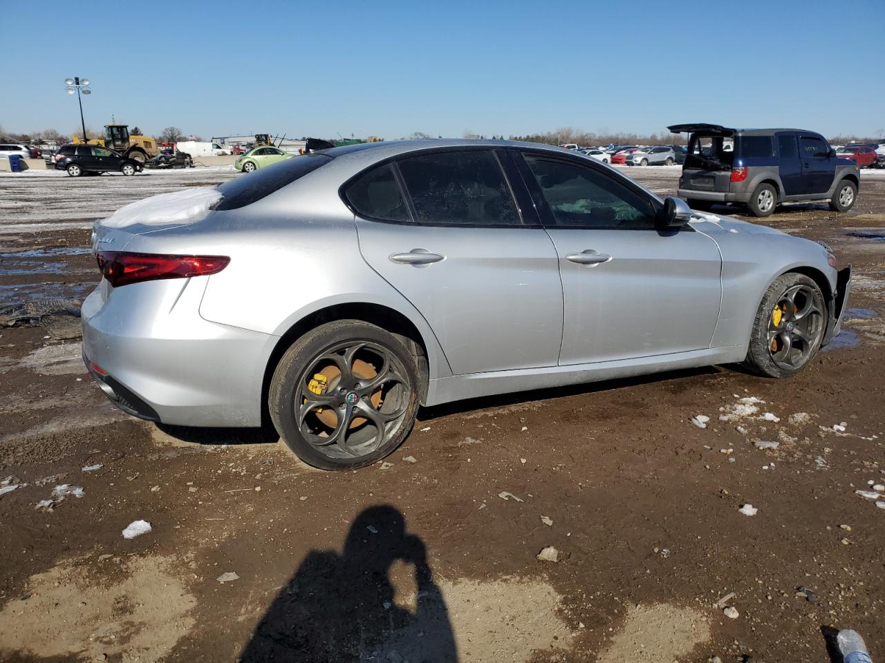 2017 Alfa Romeo Giulia VIN ZARFAEEN5H7556211 Copart auction photo, front end / undercarriage damage thumbnail 3