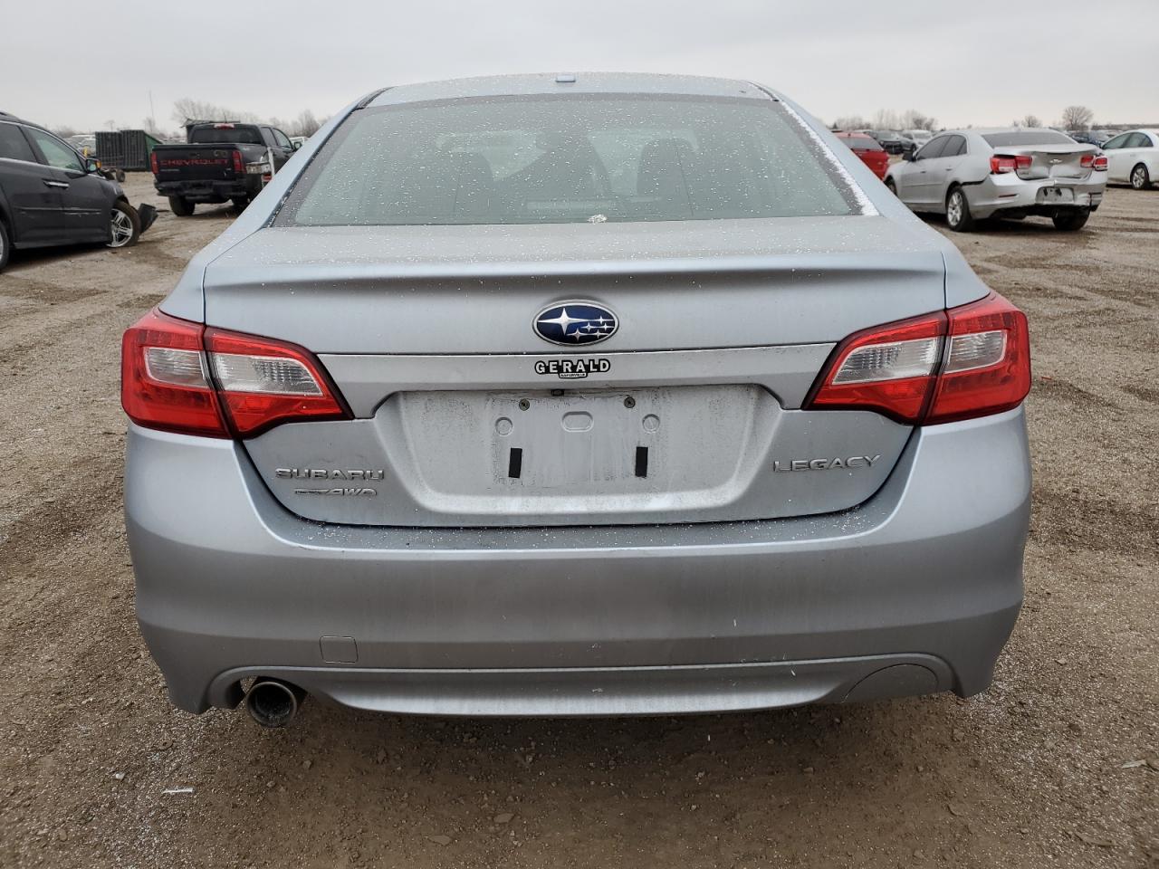 2015 Subaru Legacy VIN 4S3BNBC67F3073850 Copart auction photo, front end / rear end damage thumbnail 6