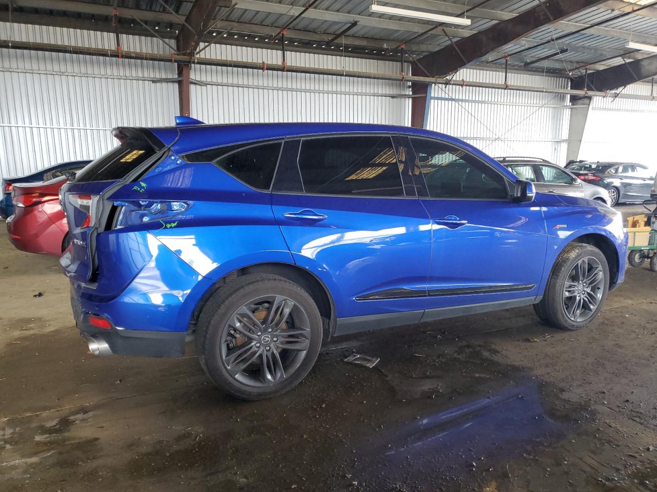 2022 Acura RDX VIN 5J8TC1H63NL003405 Copart auction photo, rear end damage thumbnail 3