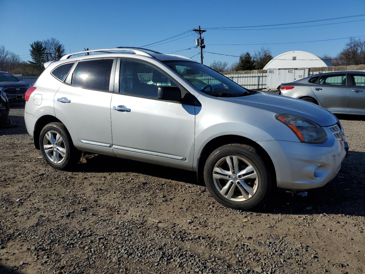 2015 Nissan Rogue VIN JN8AS5MV3FW254720 Copart auction photo, front end / rear end damage thumbnail 4