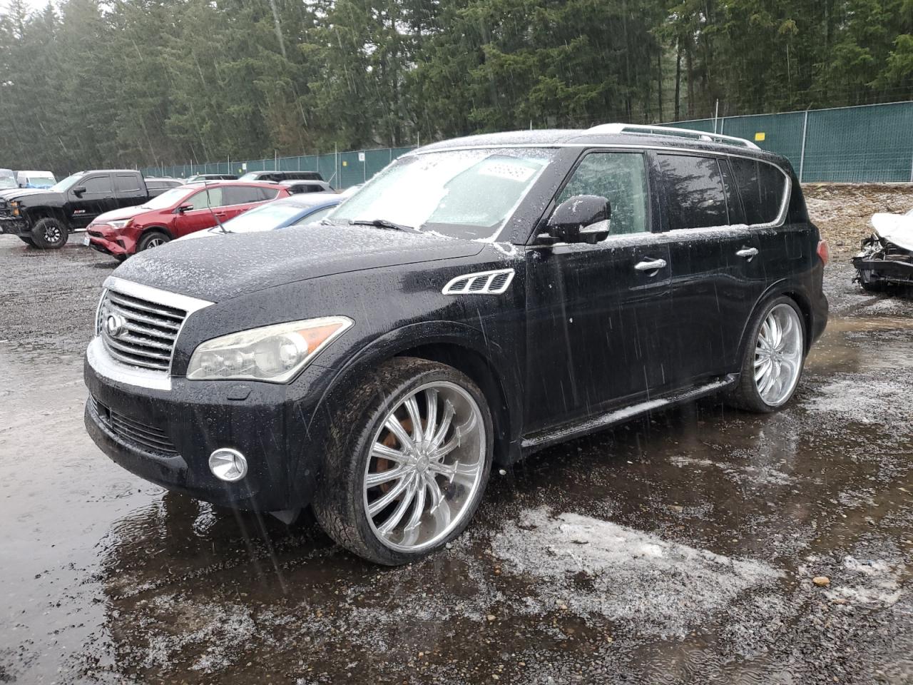 2011 Infiniti QX56 VIN JN8AZ2NE7B9004754 - Copart auction photo