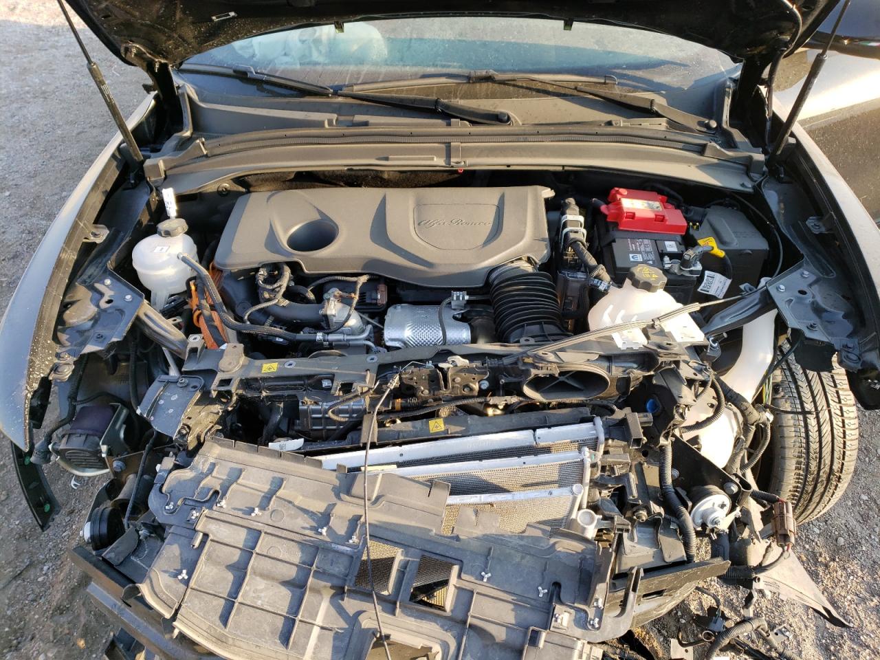 2024 Alfa Romeo Tonale VIN ZASPATCW7R3048009 Copart auction photo, all over damage thumbnail 12