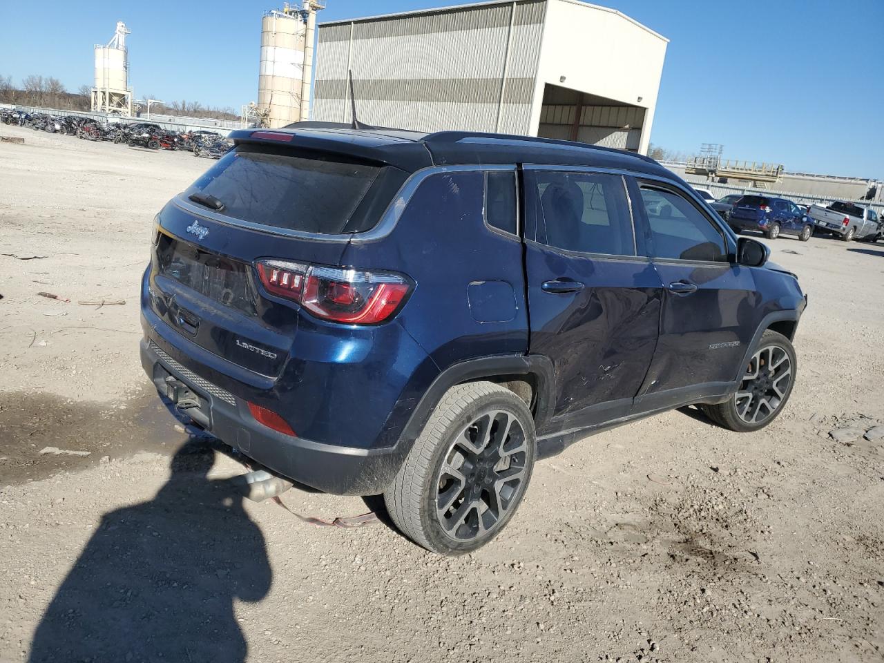 2020 Jeep Compass VIN 3C4NJDCB3LT214236 Copart auction photo, side damage thumbnail 3