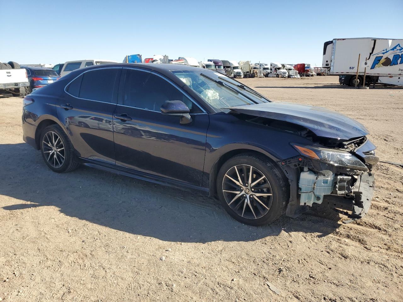 2021 Toyota Camry VIN 4T1G11AK9MU550048 Copart auction photo, front end damage thumbnail 4