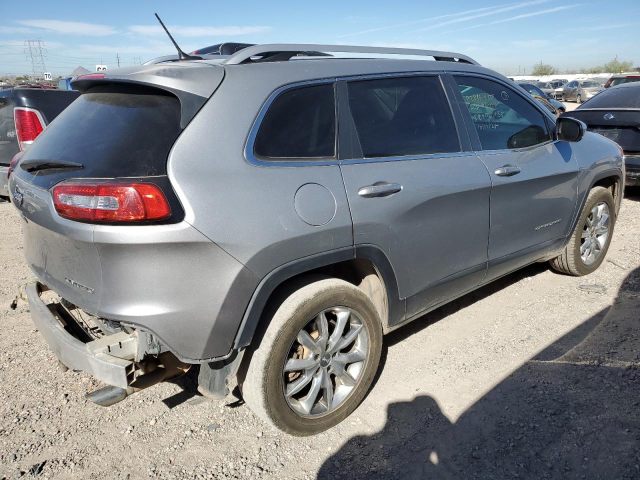 2014 Jeep Grand Cherokee VIN 1C4PJMDS8EW167998 Copart auction photo, vandalism damage thumbnail 3
