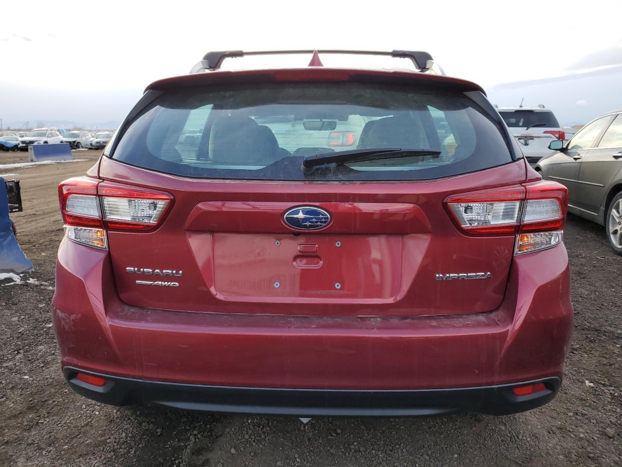 2019 Subaru Impreza VIN 4S3GTAD67K3759224 Copart auction photo, vandalism damage thumbnail 6