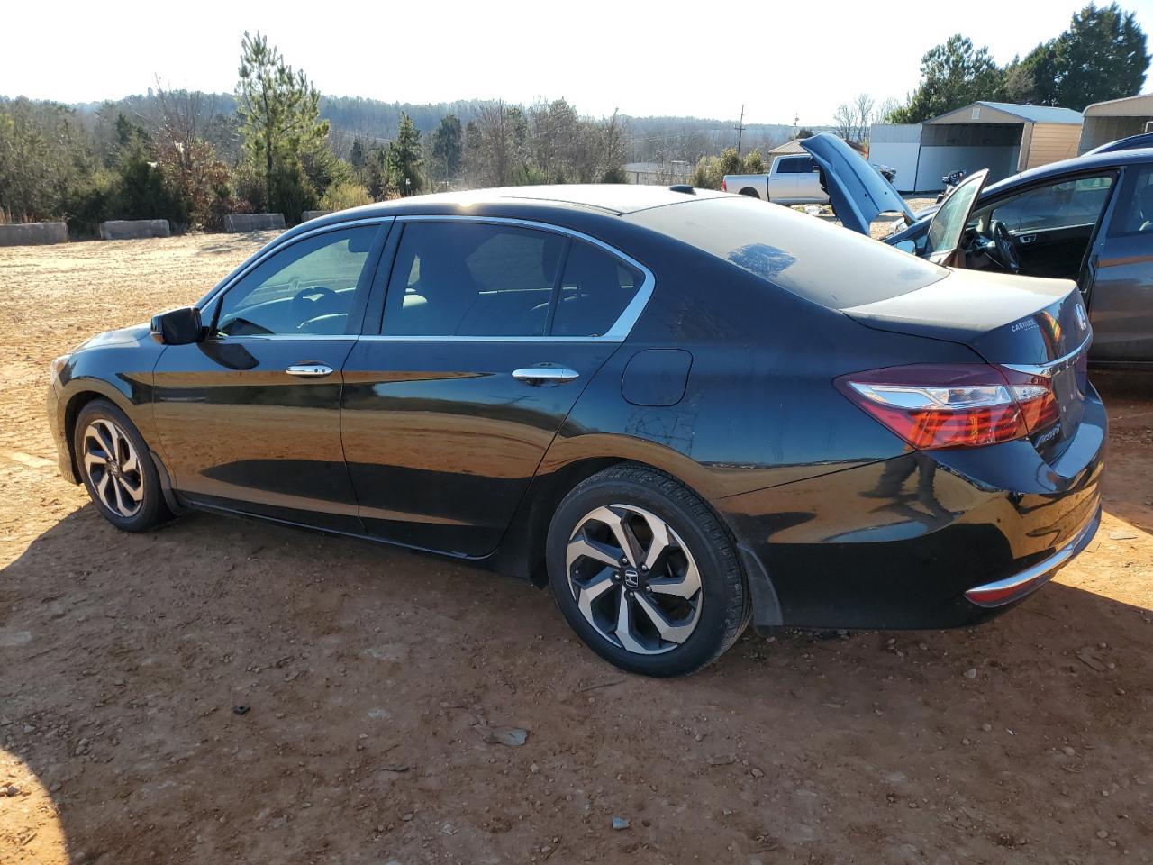 2017 Honda Accord VIN 1HGCR2F86HA096140 Copart auction photo, side damage thumbnail 2