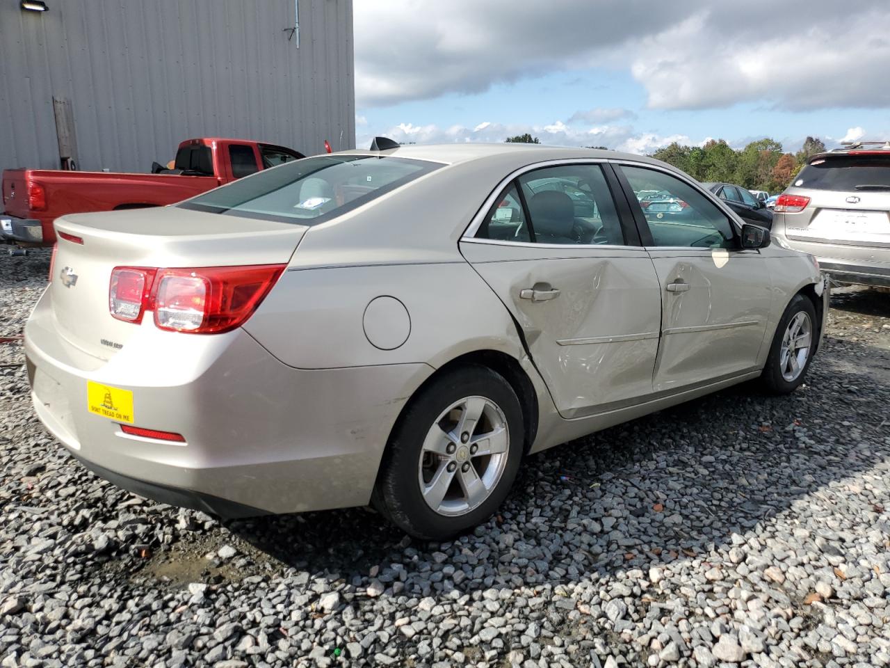 2013 Chevrolet Malibu VIN 1G11B5SA9DF166806 Copart auction photo, side / front end damage thumbnail 3